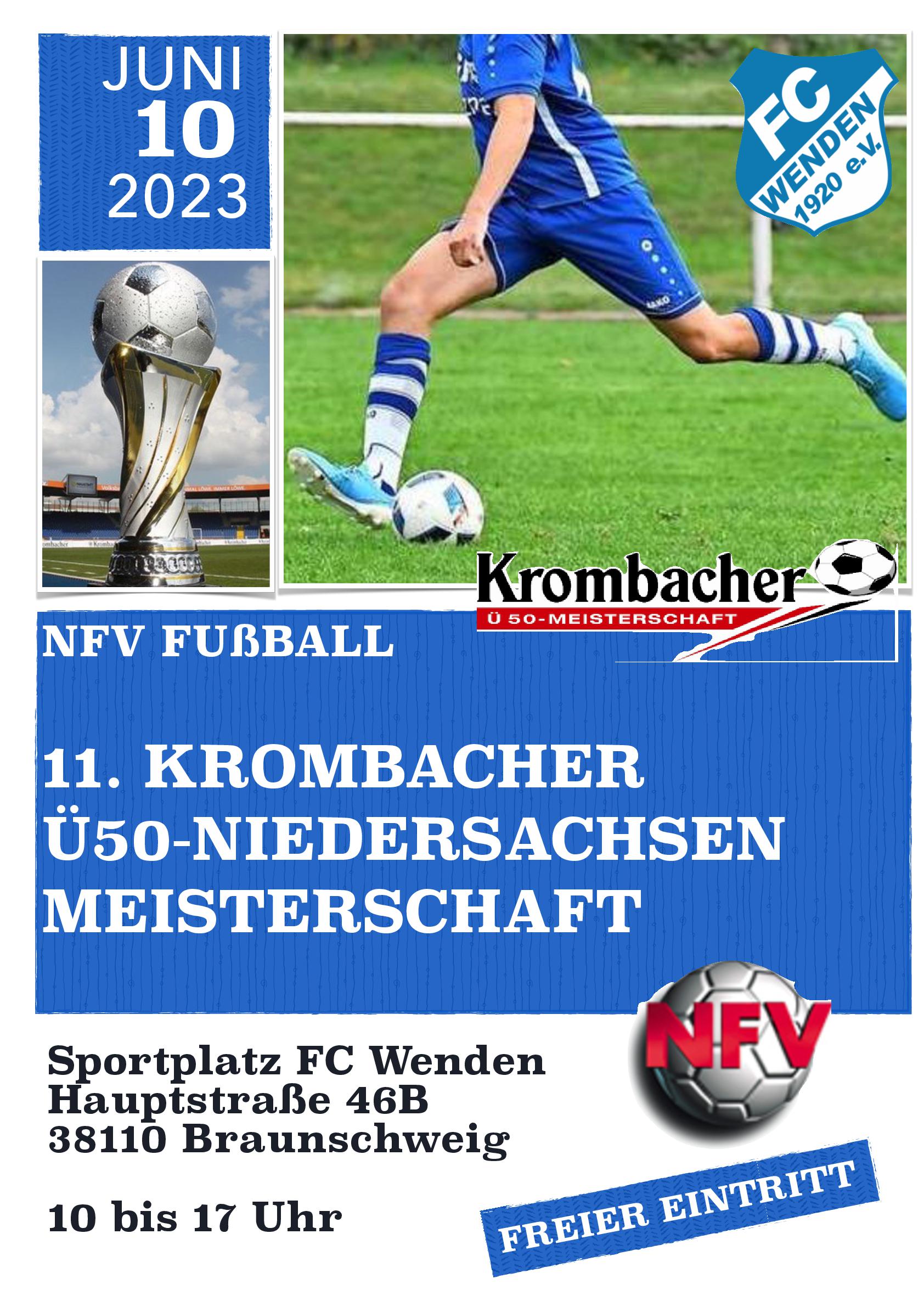 Read more about the article 11. Krombacher Ü50-Niedersachsen Meisterschaft