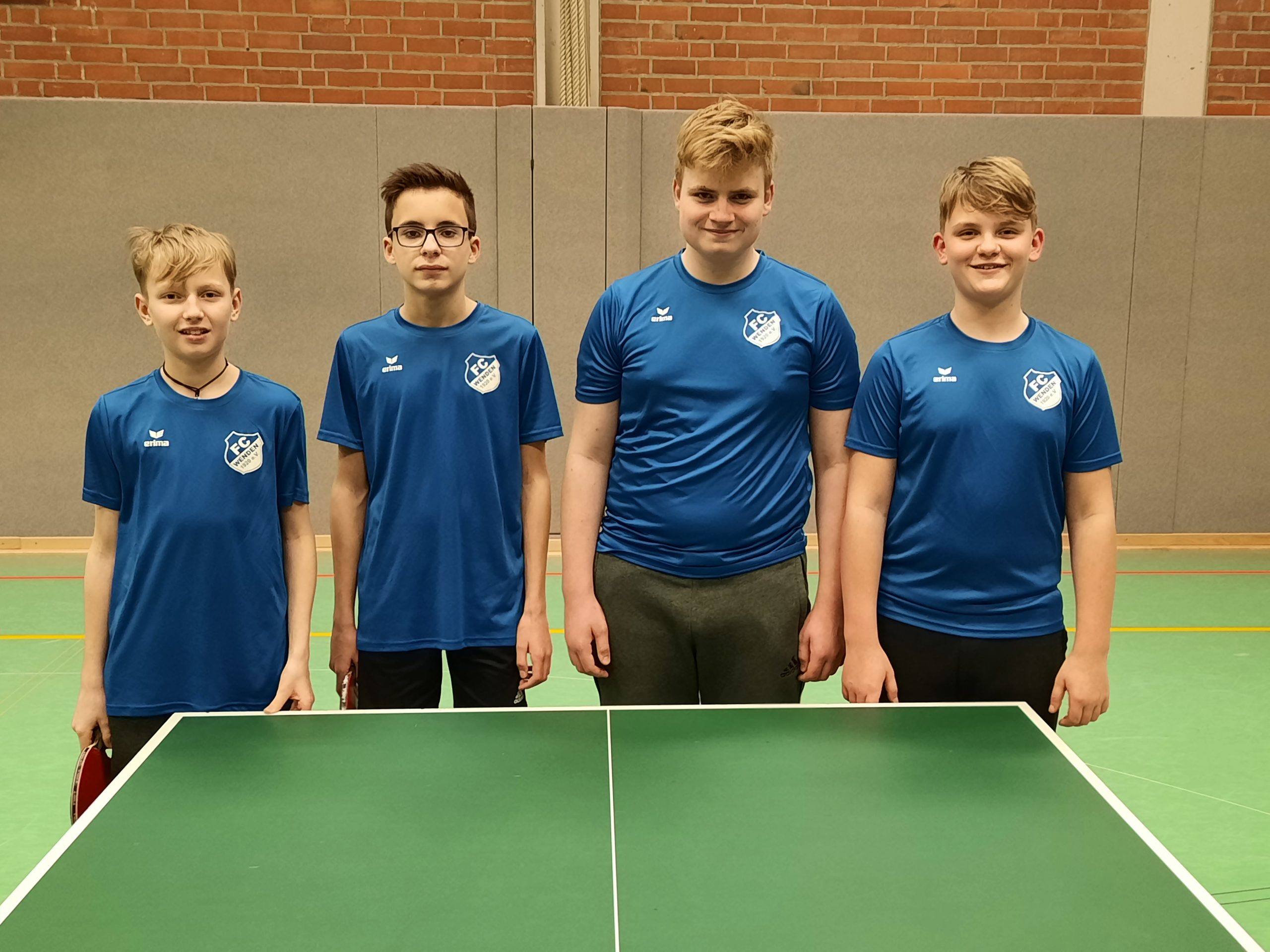 2. Jugend Tischtennis FC wenden in Braunschweig
