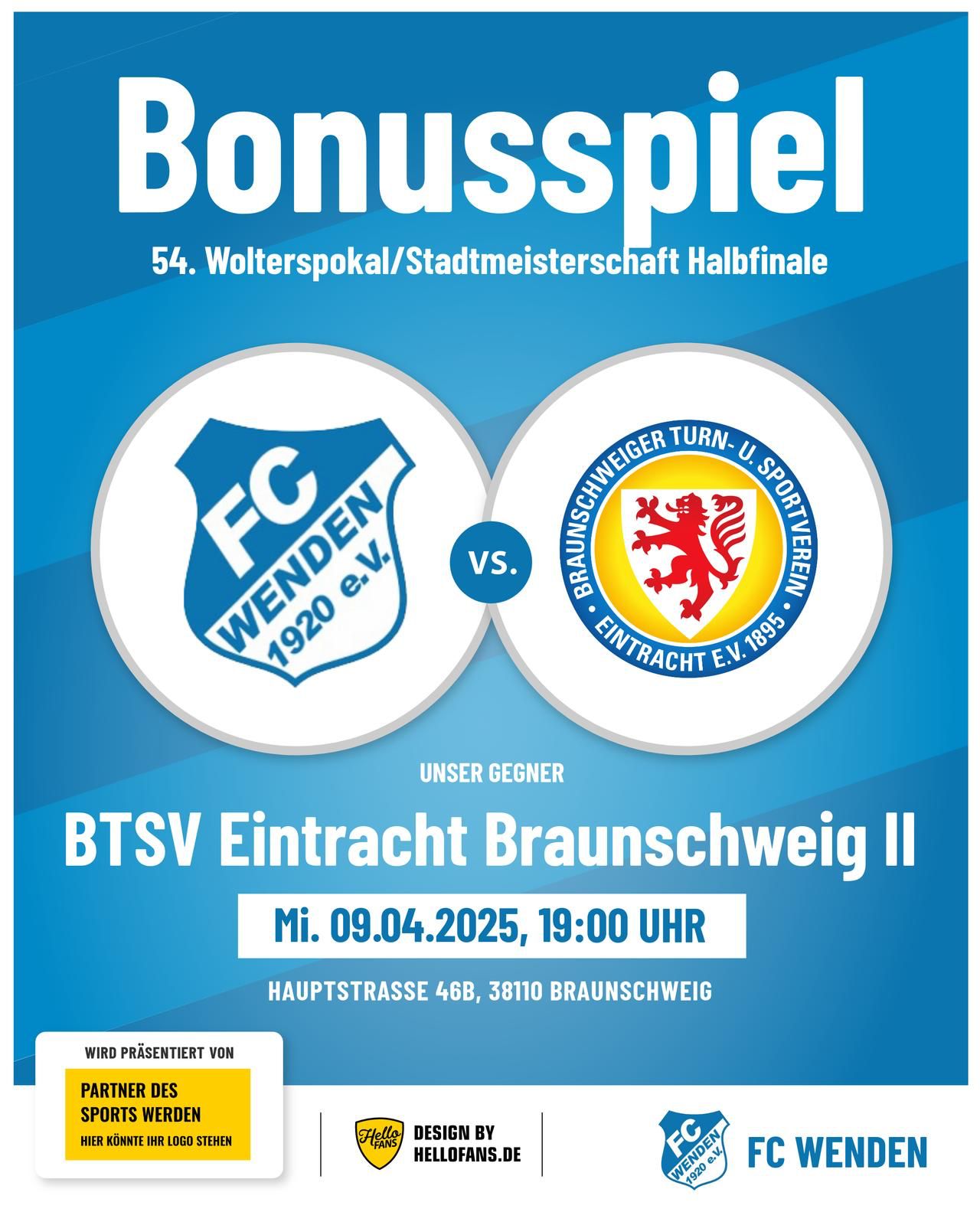 Mehr über den Artikel erfahren Halbfinale Stadtmeisterschaft