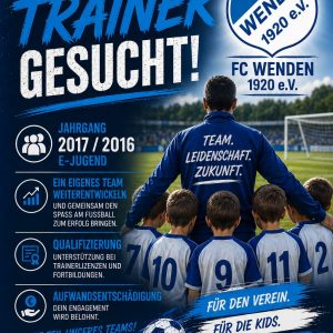 Trainer gesucht – werde Teil unseres Jugendteams!