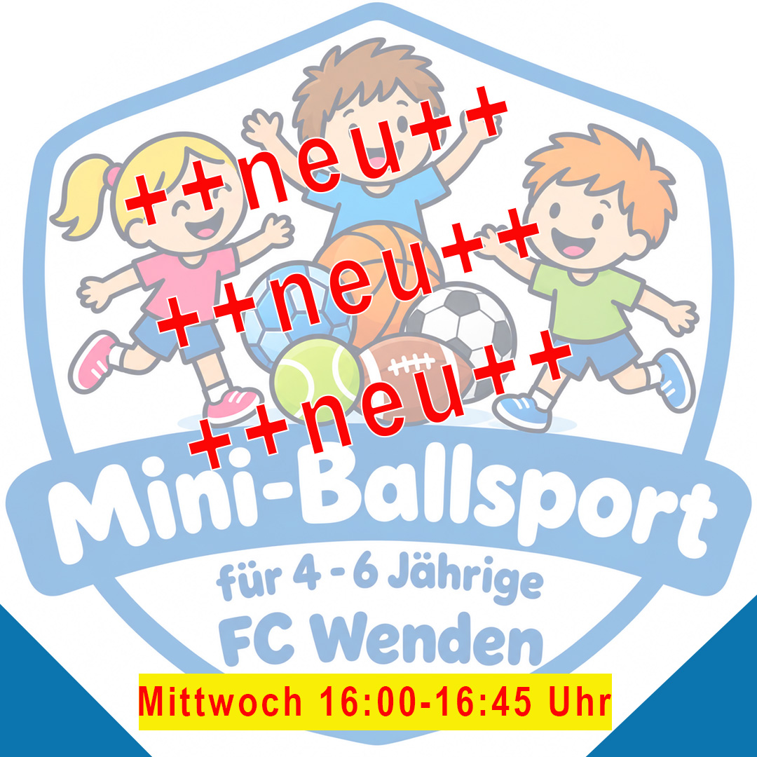 Mini-Ballsport beim FC Wenden